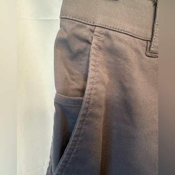 Nike Dri-FIT UV Standard Fit Golf Chino Pants 32x30 Charcoal Gray Red Tab Logo - Picture 3 of 9